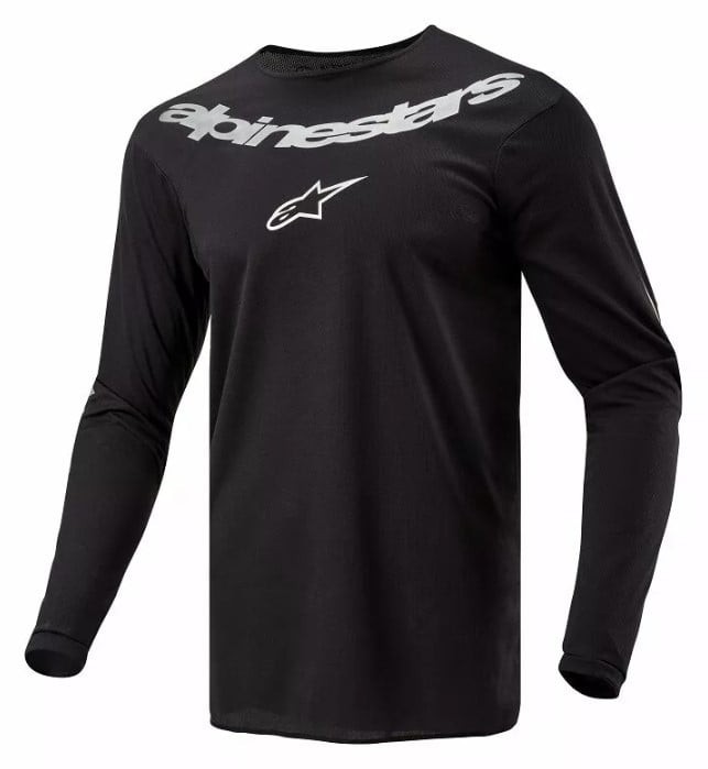 Tricou atv/cross Alpinestars Fluid, culoare negru/alb, marime S Cod Produs: MX_NEW 29107866PE