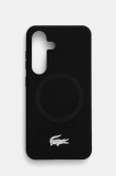 Lacoste husă pentru telefon Samsung Galaxy S25 culoarea negru, LCHMS25SSMAK