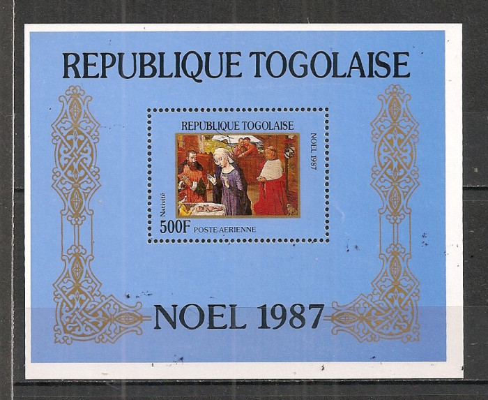 Togo.1987 Nasterea Domnului:Pictura-Bl. ST.307