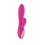 Vibrator rabbit TOYZ4LOVERS Elegance Restless Boy, pentru clitoris și punctul G, cu vibrații multiple, 18.5 cm, roz