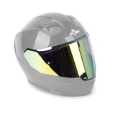 Vizieră Iridium Gold pentru Cască Moto &ndash; Efect Oglindă, Compatibilă cu PES R01