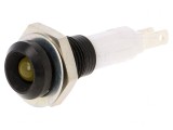 Lampă LED galbenă concavă &Oslash;9mm pentru PCB