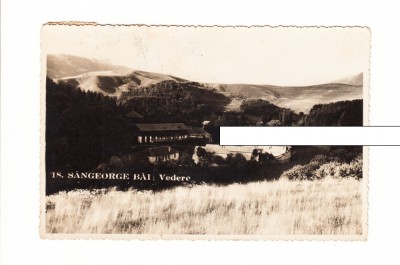 CP Sangeorz-Bai (scris Sangeorge Bai) - Vedere, circulata 1935, stare buna foto