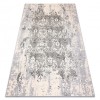 Covor CORE W3824 Ornament Vintage - structural, două niveluri de l&acirc;nă, cremă / gri, 200x290 cm, Dreptunghi, Lana