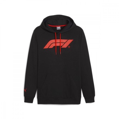 Formula 1 hanorac cu glugă pentru copii Logo black 2024 - 140 cm (dětsk&amp;eacute;) foto
