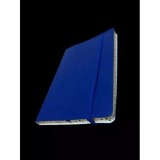 Ashridge A5 Elastic PU Notebook, Dark Blue, Paperback Binding, 2023 Publication, 147x214x19mm