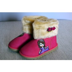 Cizme copii mbrands imblaniti , model UGG , pictura handmade, masura 30