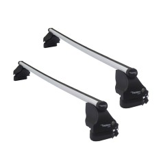 Set bare transversale portbagaj din aluminiu marca Twinny Load TL A11, kit complet cu bare, suporti si antifurt cu cheie, Peugeot 307 2001-2008 3/5 U foto