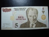 TURCIA 5 LIRE 2005 AUNC