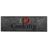 vidaXL Covoraș de bucătărie lavabil, model Cooking, 60 x 300 cm