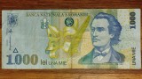 Romania - bancnota de colectie - 1000 lei 1998 - circulata, stare buna - Mihai Eminescu