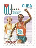 Cuba - Jocurile Mondiale Universitare, Kobe, Japonia, 1985 - obliterata