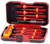 Set surubelnite Strend Pro VDE 1000V, 12 piese + tester tensiune