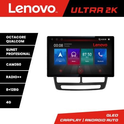 Navigatie Fiat Doblo 2010-2017 si Opel Combo 2010-2017 Lenovo Qualcomm ULTRA 8+128 2K 13 inch qled android 4G DSP gps internet Kit-DOBLO10 v1 CarStore