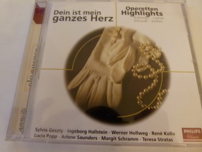 Virfuri ale operetei, cd