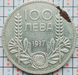 Bulgaria 100 Leva 1937 argint - Boris III - km 45 - A032, Europa