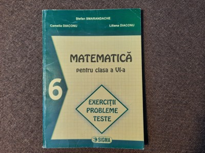MATEMATICA PĂENTRU CLASA A VI A STEFAN SMARANDACHE foto