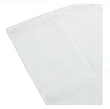 Perdea Decorativa pentru Fereastra Alba cu Banda 140x140cm