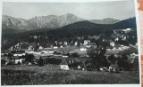 Carte postala, Predeasl, vedere generala spre muntii Bucegi, perioada interbelica