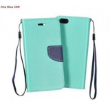 Husa Flip Fancy LG F70 D315 Mint/Blue, Protectie Premium