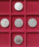 5 monede germania argint 2 marci Reichs mark 1936 D RAR, Europa