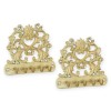 Set doua suporturi pentru chei din fonta antik white XL-10, Ornamentale
