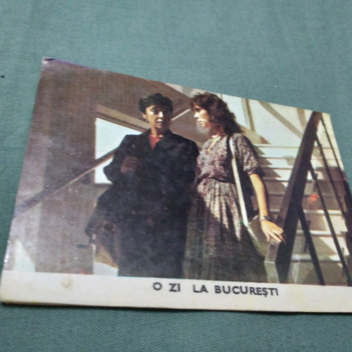 CALENDAR VECHI 1988 ROMANIAFILM RECLAMA LA FILMUL O ZI LA BUCURESTI