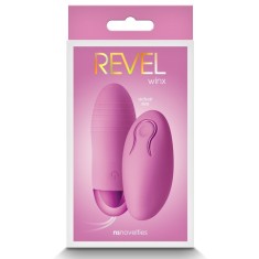 Ou Vibrator cu telecomanda Wireless - Revel Winx - Roz