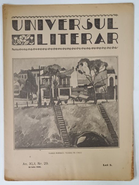 UNIVERSUL LITERAR , No. 29 , 1926