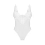 Body Obsessive Alissium Alb Dantela Marime XLarge-2XLarge Poliamida Elastan Lenjerie Sexy Femei