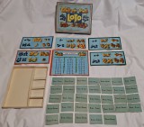Loto cu Fructe - joc romanesc 1960, jucarie veche de colectie