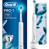 Oral B Pro 1 750 Cross Action White periuta de dinti electrica cu sac
