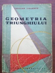 Geometria triunghiului- Traian Lalescu