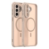 Husa MagSafe pentru Samsung Galaxy A37 5G, Techsuit, HaloFrost II, Aurie