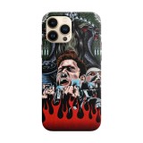 Husa compatibila cu Apple iPhone 12 model Jigsaw, Silicon, TPU, Viceversa, Transparent, Carcasa