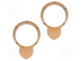 Distanţier MDF 200mm VW 4CARMEDIA, impregnat, lăcuit, 2 buc.