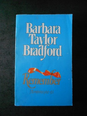 BARBARA TAYLOR BRADFORD - REMEMBER foto
