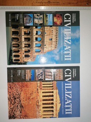 LOT 2 CARTI CIVILIZATII VOL 1 SI 2 -SUEDIA , ITALIA , CIPRU foto