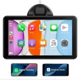 Ecran portabil 7&rdquo; wireless Apple CarPlay &amp; Android Auto | Bluetooth WiFi