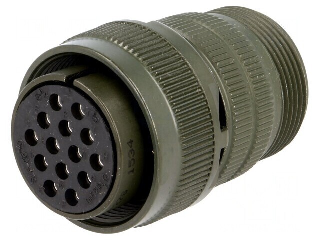 Conector Circular Dimensiune 20 Aluminiu Oliv DS3106A 20-27S