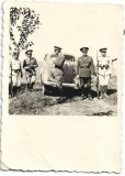 M1411N Ofițeri din Regimentul 4 Roșiori Regina Maria și soldați cu baioneta la armă, anii 1930
