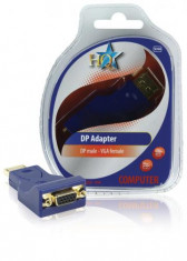 Adaptor Displayport tata - VGA mama HQ foto