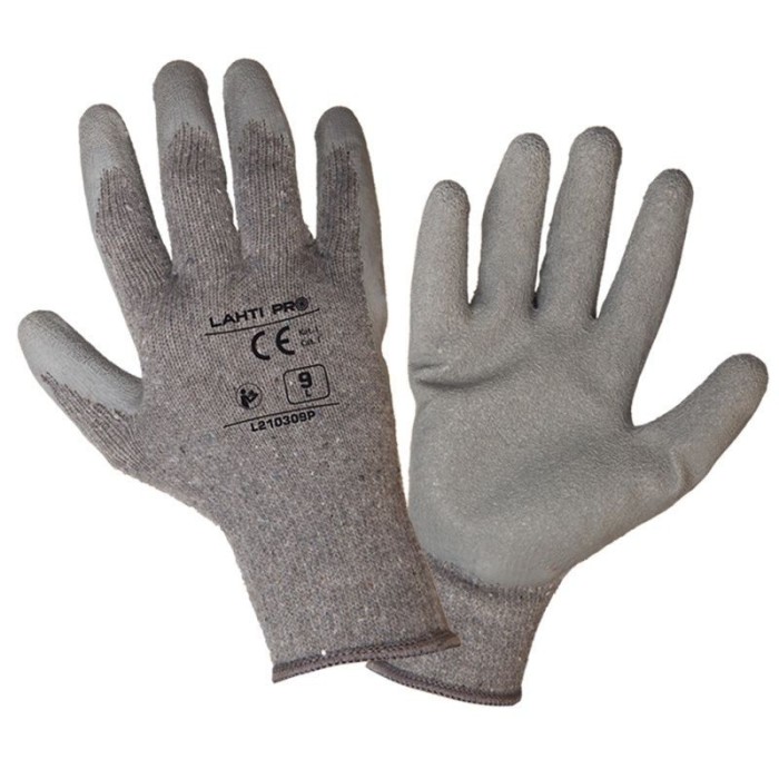 MANUSI LATEX CU POLIESTER-BUMBAC - 9, LAHTI PRO, L210309P