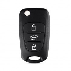 Carcasa cheie auto briceag cu 3 butoane HY-129, compatibil Hyundai AllCars