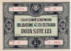 OBLIGATIUNE CEC R.P.R.DOUA SUTE LEI