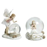 Cumpara ieftin Glob decorativ - Snowball with Fairy - Soft Pink - mai multe modele | Kaemingk