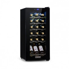 Klarstein Shiraz 18 Slim Uno, vinoteca, 50 l, 18 sticle, atingere (touch), 138 W, 5 - 18 ? C, negru foto