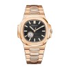 Ceas barbatesc Rollar Golden Indici luminosi Mecanic Automatic Auriu, Tevise