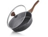 Tigaie antiaderenta SENSARTE, diametru 26 cm, 4 litri, cu capac, compatibila cu inductie - SECOND