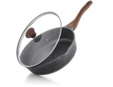Cumpara ieftin Tigaie antiaderenta SENSARTE, diametru 26 cm, 4 litri, cu capac, compatibila cu inductie - SECOND